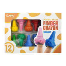 SUNNY 12色 プラスチッククレヨン